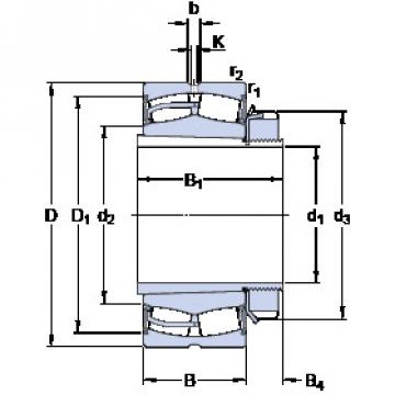 roulements 23140-2CS5K/VT143 + H 3140 SKF