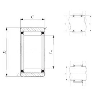 roulements RNAF 405520 IKO