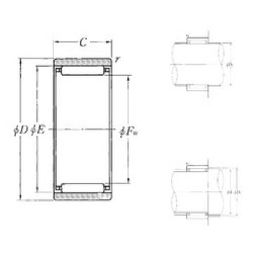 roulements RNAO-7×14×8T2 NTN