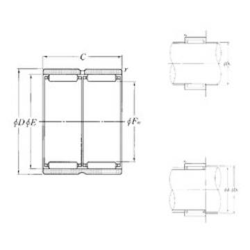 roulements RNAO-35×47×32ZW NTN