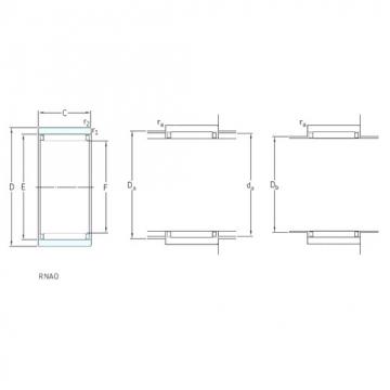 roulements RNAO35x45x17 SKF