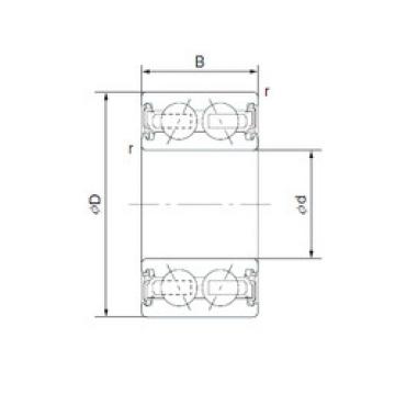 roulements 30BD219T12DDU NSK