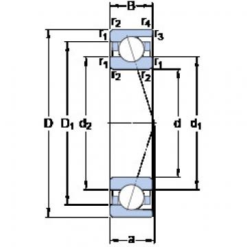 roulements 7002 CD/P4A SKF