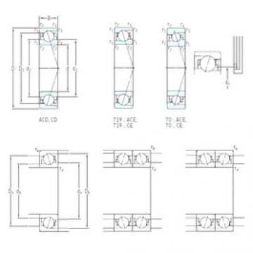 roulements 71960 ACDMA/P4A SKF