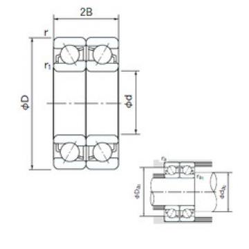 roulements 7322DF NACHI