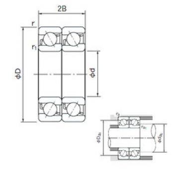 roulements 7017DT NACHI