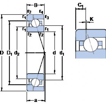 roulements 7005 ACE/P4AH1 SKF