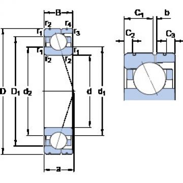 roulements 7032 CD/P4AL SKF