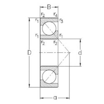 roulements 7311-BECB-MP NKE