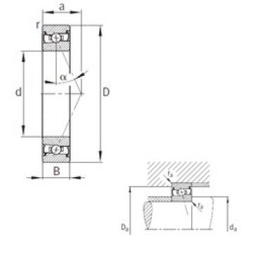 roulements HSS71912-E-T-P4S FAG