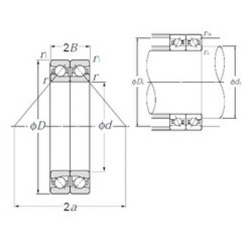 roulements HTA006DB NTN