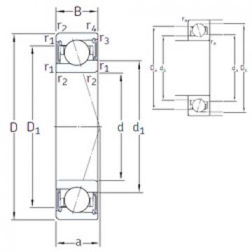 roulements VEB 50 /S 7CE1 SNFA