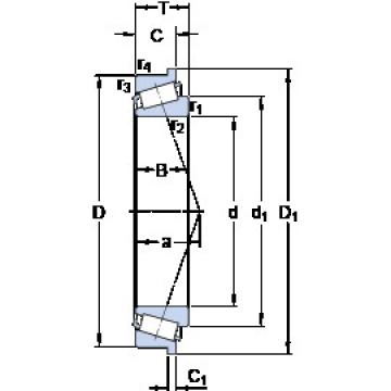 roulements 28678/28622 B/Q SKF