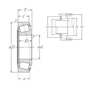 roulements 4T-34300/34478 NTN