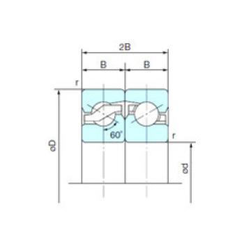 roulements 45TAB07DF NACHI