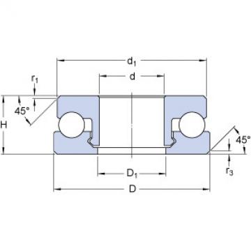 roulements 51108 V/HR22Q2 SKF