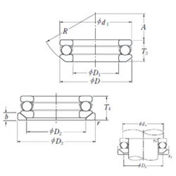 roulements 53217U NSK