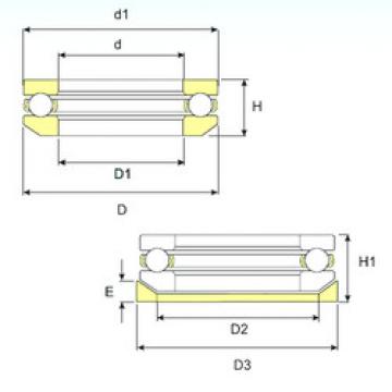 roulements 53306 U 306 ISB