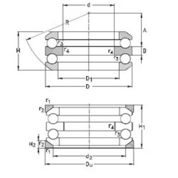 roulements 54212+U212 NKE