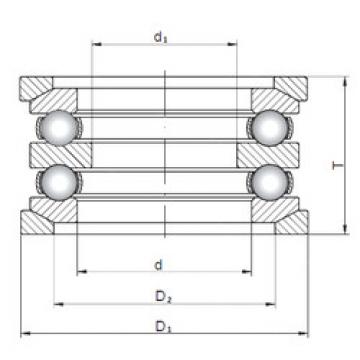 roulements 54206U+U206 ISO