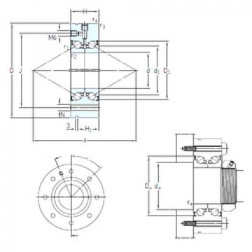 roulements BEAM 30/80/Z 7P60 SNFA