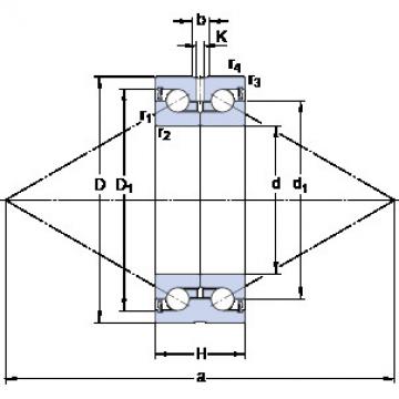 roulements BEAS 008032-2RS SKF