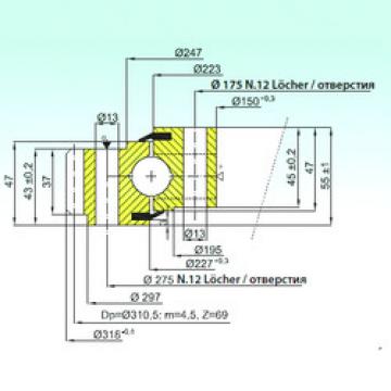 roulements EB1.22.0225.400-1SPPN ISB