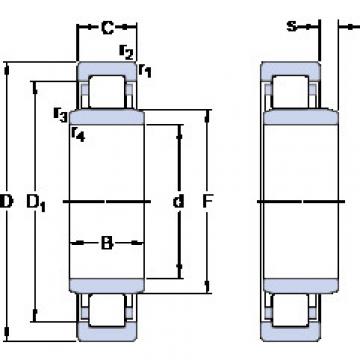 roulements NUB 220 ECJ SKF