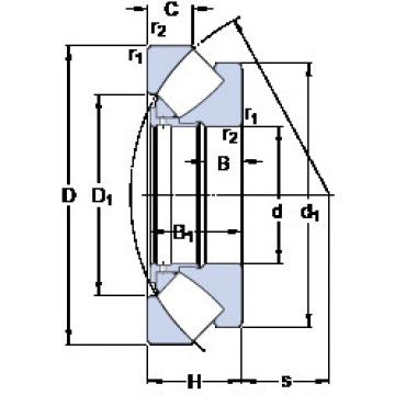 roulements 293/1600 EF SKF