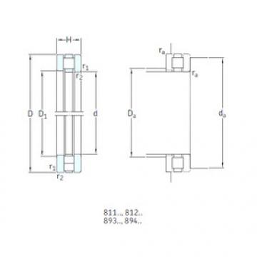 roulements 81209TN SKF