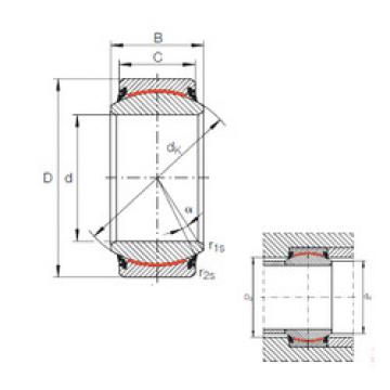 roulements GE 90 UK-2RS INA