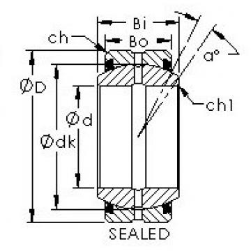 roulements GEG100ES-2RS AST