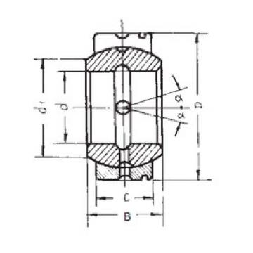 roulements GE12XS/K FBJ