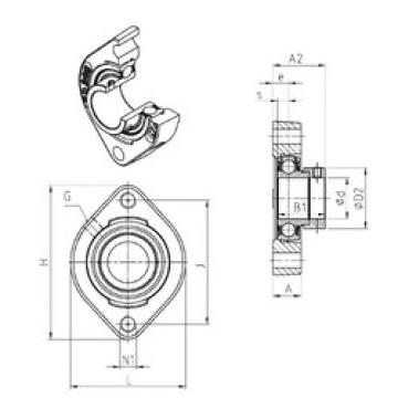 roulements ESFD204M100 SNR