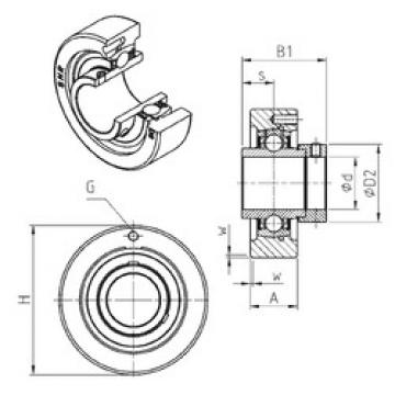 roulements EXC202 SNR