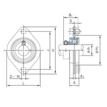 roulements KHPFL204A NACHI