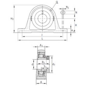 roulements PASE1-15/16 INA