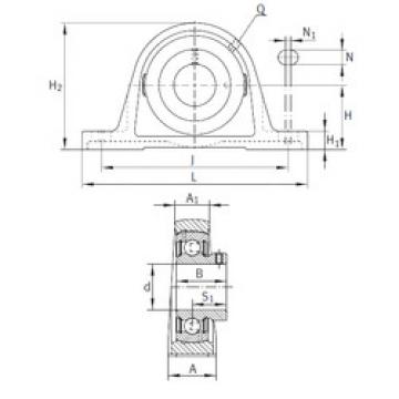 roulements PASEY5/8 INA