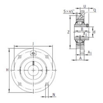 roulements RMEY55 INA