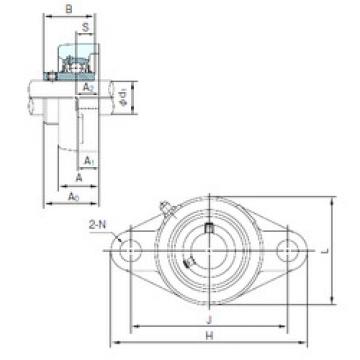 roulements UCFL319 NACHI