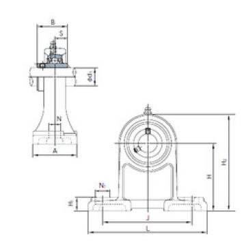 roulements UCPH206 NACHI