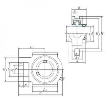 roulements UCT205-14 KOYO