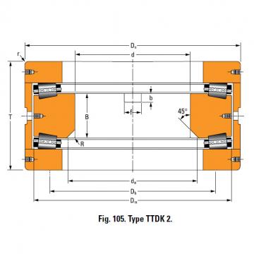 Bearing T10250F Thrust Race Single