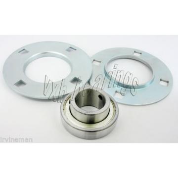 FHPFFZ207-35mm Flange Pressed Steel 4 Bolt 35mm Ball Bearings Rolling