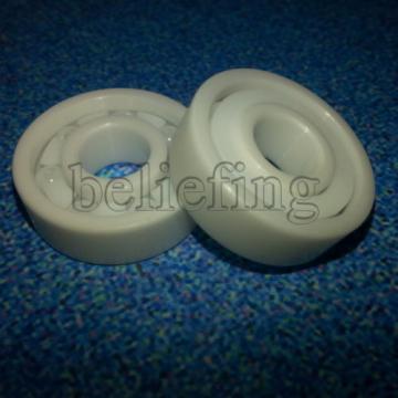 2pcs R8 Full Ceramic ZrO2 Ball Bearing 1/2&#034;x 1-1/8&#034;x 5/16&#034; Zirconia Oxide