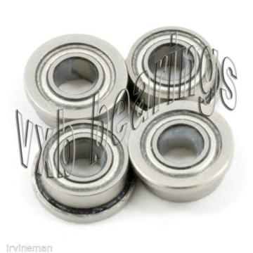 4 Flanged Balls Bearing SLOT CAR 1/8&#034; 1/4&#034;Ceramic Ball