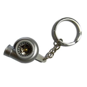 1PC Car Spinning Turbo Charger Keychain Turbine Sleeve Bearing Keyring Keyfob