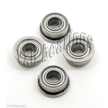 Slot Car 1/8&#034; Axle Flanged Ceramic Bearing 4 Bearings