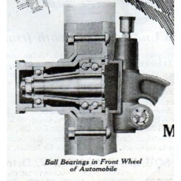 1919 Ball Bearings Ad -New Departure Mfg Co. Automobile Bearings --t543