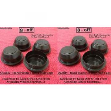 Trailer Hub Caps 8 Bearings Plastic Wheel Car Camping Motorbike Goods Builders-